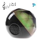 LED Light Magic Crystal Color Ball Mini Bluetooth Speaker with Remote Control, Support TF Card, For iPhone, Galaxy, Sony, Lenovo, HTC, Huawei, Google, LG, Xiaomi, other Smartphones and all Bluetooth Devices(Black) - 1