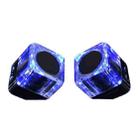 SARDiNE B5 TWS Crystal Case Bluetooth Speaker with Mic & LED Light(Black) - 1