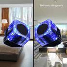 SARDiNE B5 TWS Crystal Case Bluetooth Speaker with Mic & LED Light(Black) - 5