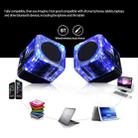 SARDiNE B5 TWS Crystal Case Bluetooth Speaker with Mic & LED Light(Black) - 13