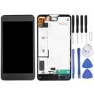 LCD Display + Touch Panel  with Frame for Nokia Lumia 630 / 635(Black) - 1