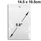100x 5.8 inch Zip Lock Plastic Poly Bag, Size: 14.5 x 10.5cm (100pcs in one package, the price is for 100pcs) - 2
