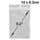50x 5.2 inch Zip Lock Anti-Static Bag, Size: 14 x 8.3cm (50pcs in one package, the price is for 50pcs) - 2