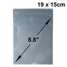 100x 8.8 inch Zip Lock Anti-Static Bag, Size: 19 x 15cm (100pcs in one package, the price is for 100pcs) - 2