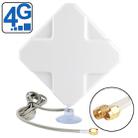 High Quality Indoor 35dBi SMA Male 4G Antenna, Cable Length: 2m, Size: 22cm x 19cm x 2.1cm - 1