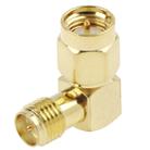 Gold Plated SMA Male to RP-SMA Female Adapter - 1