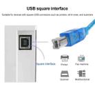 USB 2.0 Printer Extension AM to BM Cable, Length: 1.8m(Blue) - 4