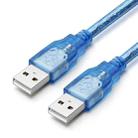 USB 2.0 AM to AM Cable, Length: 30cm(Blue) - 1