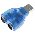 USB Male to PS/2 Female Adapter for Mouse / Keyboard - 1