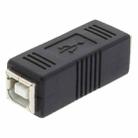 USB 2.0 BF to BF Adapter(Black) - 1