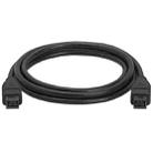 Firewire 800 IEEE1394B 9 Pin to 9 Pin Male Cable, Length: 1.8m(Black) - 2