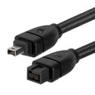 FireWire 800 9 Pin To FireWire 400 4 Pin Cable, Length: 1.5m(Black) - 1