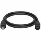 FireWire 800 9 Pin To FireWire 400 4 Pin Cable, Length: 1.5m(Black) - 2