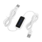High Speed USB 2.0 Data Link Cable, PC to PC Data Share, Plug and Play, Length: 165cm - 2