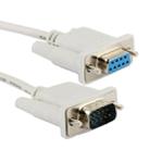 DB9 Male to Female RS232 9Pin Serial Extension Cable, Length: 1.5m - 1