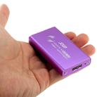 6gb/s mSATA Solid State Disk SSD to USB 3.0 Hard Disk Case(Purple) - 1