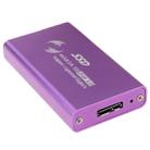 6gb/s mSATA Solid State Disk SSD to USB 3.0 Hard Disk Case(Purple) - 3
