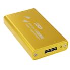6gb/s mSATA Solid State Disk SSD to USB 3.0 Hard Disk Case(Gold) - 3