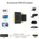 HDMI 19Pin Female to DVI 24+1 Pin Male adapter (Gold Plated)(Black) - 3