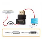 HDMI 19Pin Male to HDMI 19Pin Female 90-degree Angle Adaptor (Gold Plated)(Black) - 4