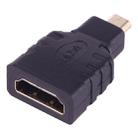 Micro HDMI Male to HDMI Female Adapter (Gold Plated)(Black) - 1