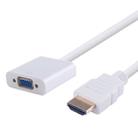 20cm HDMI 19 Pin Male to VGA Female Cable Adapter(White) - 3
