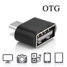 Micro USB 2.0 to USB 2.0 Adapter with OTG Function, For Samsung / Huawei / Xiaomi / Meizu / LG / HTC and Other Smartphones(Black) - 1