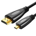 1m Gold Plated 3D 1080P Micro HDMI Male to HDMI Male cable for Mobile Phone, Cameras, GoPro - 1