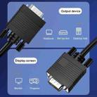 3m Normal Quality VGA 15Pin Male to VGA 15Pin Male Cable for CRT Monitor(Black) - 4