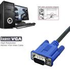 3m High Quality VGA 15Pin Male to VGA 15Pin Male Cable for LCD Monitor / Projector - 6