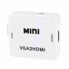1080P Mini VGA to HDMI Audio Video Converter for HDTV, PC, Laptop and DVD - 2