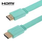 1.5m Gold Plated HDMI to HDMI 19Pin Flat Cable, 1.4 Version, Support HD TV / XBOX 360 / PS3 / Projector / DVD Player etc - 1