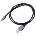 USB-C / Type-C 3.1  to USB 3.0 Data & Charge Cable, Cable Length: 1.5m (Black) - 1