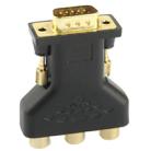 VGA 15 Pin Male to 3 RCA Component Female Adapter - 4