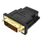 DVI-D 24+1 Pin Male to HDMI 19 Pin Female Adapter for Monitor / HDTV - 1