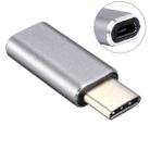 Aluminum Micro USB to USB 3.1 Type-C Converter Adapter(Grey) - 1