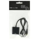 22cm Full HD 1080P Mini HDMI Male to VGA Female Video Adapter Cable with Audio Cable(Black) - 7