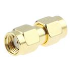 Gold Plated SMA Male to RP-SMA Male Adapter(Gold) - 1