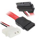13pin (7+6) SATA to 2 Pin IDE + 7 Pin SATA Cable for Laptop SATA Drives, Length: 45cm - 1