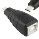 Micro USB Male to USB BF Adapter(Black) - 1