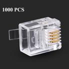 RJ11 Modular Plug Telephone Connector (1000pcs in one packaging, the price is for 1000pcs) - 1