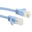 CAT6 Ultra-thin Flat Ethernet Network LAN Cable, Length: 1m (Baby Blue) - 2