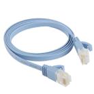 CAT6 Ultra-thin Flat Ethernet Network LAN Cable, Length: 1m (Baby Blue) - 4