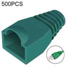 Network Cable Boots Cap Cover for RJ45, Green (500 pcs in one packaging , the price is for 500 pcs)(Green) - 1