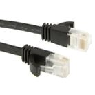 CAT6 Ultra-thin Flat Ethernet Network LAN Cable, Length: 3m(Black) - 1