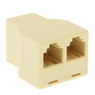 RJ11 Female to 2 Female Phone Splitter - 1