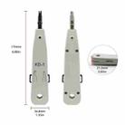 RJ45 / RJ12 / RJ11 Network BT Telephone Socket Multi Punch Insertion Tool(White) - 2