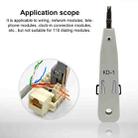 RJ45 / RJ12 / RJ11 Network BT Telephone Socket Multi Punch Insertion Tool(White) - 3