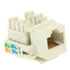 Networking RJ45 Cat6 Jack Module Connector Adapter (Normal Quality)(White) - 1