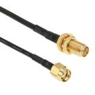 2.4GHz Wireless RP-SMA Male to Female Cable (178 High-frequency Antenna Extension Cable), Length: 6m(Black) - 1